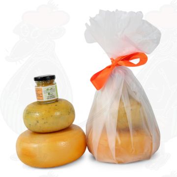 Farmhouse Cheeses and mustard gift - White