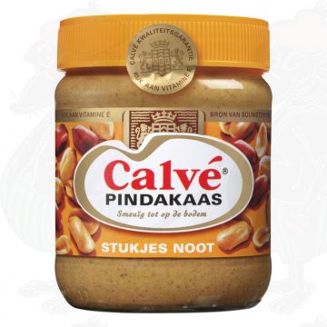 CalvÃ© Pindakaas met stukjes noot | 350 gram