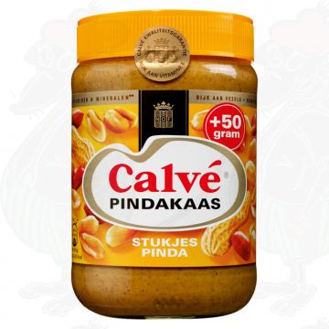 CalvÃ© Pindakaas met stukjes noot | 650 gram