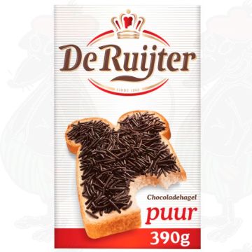 De Ruijter Hagelslag Puur (Mörk Choklad) - 390 g