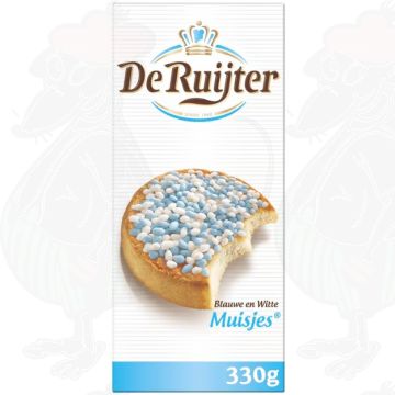 De Ruijter Muisjes Blå och Vit