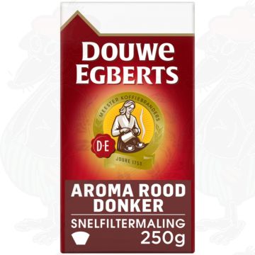 Douwe Egberts Aroma Rood Donker Filterkaffe 250 g