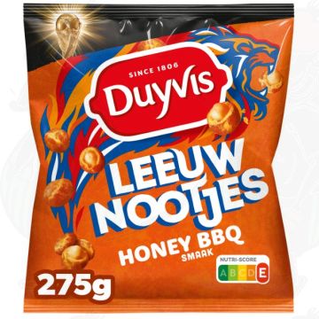Duyvis Leeuwnootjes Honey BBQ Jordnötter 275 gr