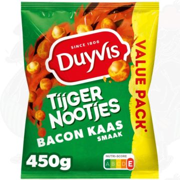 Duyvis Tijgernootjes Bacon Ost Jordnötter 450 gr