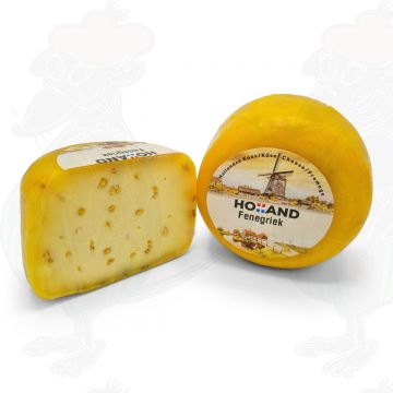 Gouda bondost | Bockhornsklöver | Hel ost 400 gram