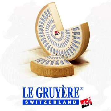 Gruyèreost - Schweizisk  250 gram