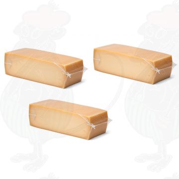 3 X Gouda Åldrat Hotellblock | Tillsammans 10,5 kilo