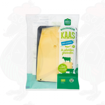 Skivad ost Lagrad ekologisk ost 48+ | 190 gram i skivor