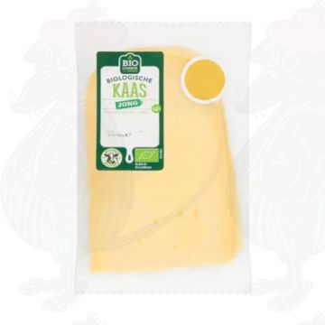 Skivad ost Ung Ekologisk ost 48+ | 75 gram i skivor