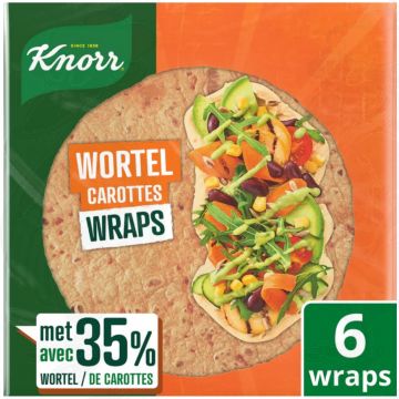 Knorr Wraps Wortel 6 stuks