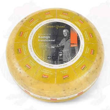 Kumminost Gouda Biodynamisk ost - Demeter | Hel ost 5 kilo