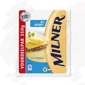 Skivad ost Milnerost Mognad 30+ | 300 gram i skivor