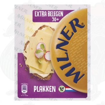 Skivad ost Milnerost Extra Mognad 30+ | 175 gram i skivor