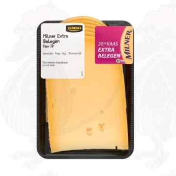 Skivad ost Milnerost Extra Mognad 30+ | 200 gram i skivor