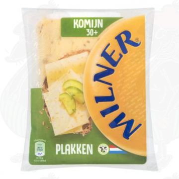 Skivad ost Milnerost Kummin 30+ | 150 gram i skivor