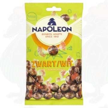 Napoleon Zwart/Wit Echte Salmiak Kogels 225 g