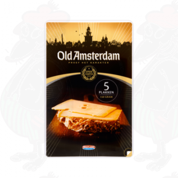 Skivad ost Old Amsterdam Cheese 48+ | 140 gram i skivor