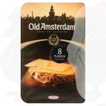Skivad ost Old Amsterdam Cheese 48+ | 225 gram i skivor