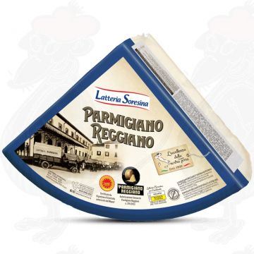 Parmigiano Reggiano 22 månader | Premiumkvalitet | 4,5 kg - KILE 1/8