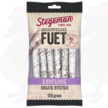 Stegeman Hantverksmässiga Fuet Vitlök Snack Sticks 120 g