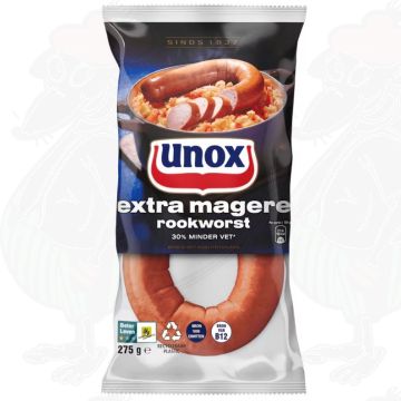 Unox Extra Mager Rökt Korv (275 gram)