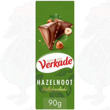 Verkade Hasselnöt - Mjölk reep 90 g Fairtrade