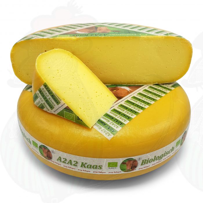 A2A2 Young matured - A2 Organic cheese | Quarter of a cheese 3,3 kilo / 7.3 lbs main product photo