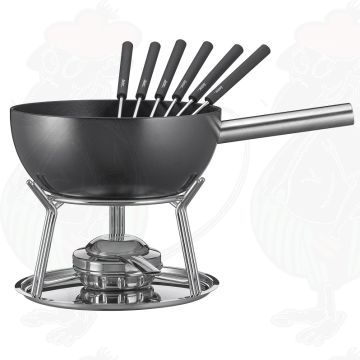 Spring Ostfondueset ALUMINIUM INDUKTION svart 23 cm