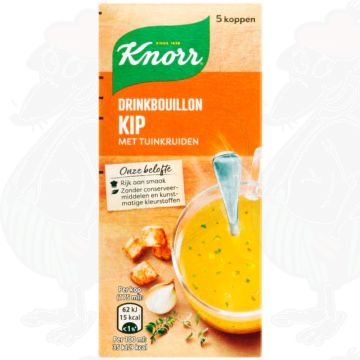 Knorr Drinkbouillon Kip met Tuinkruiden 5 x 6,1 g