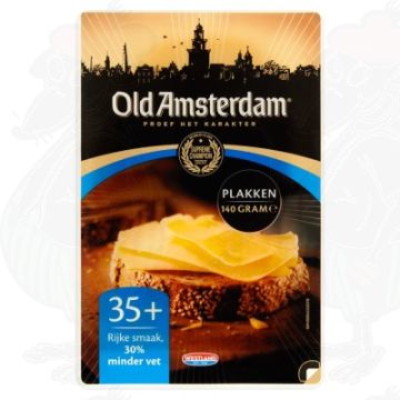 Skivad ost Old Amsterdam Cheese 35+ | 100 gram i skivor