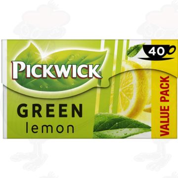 Pickwick Lemon Grönt Te Storpack 40 Stycken